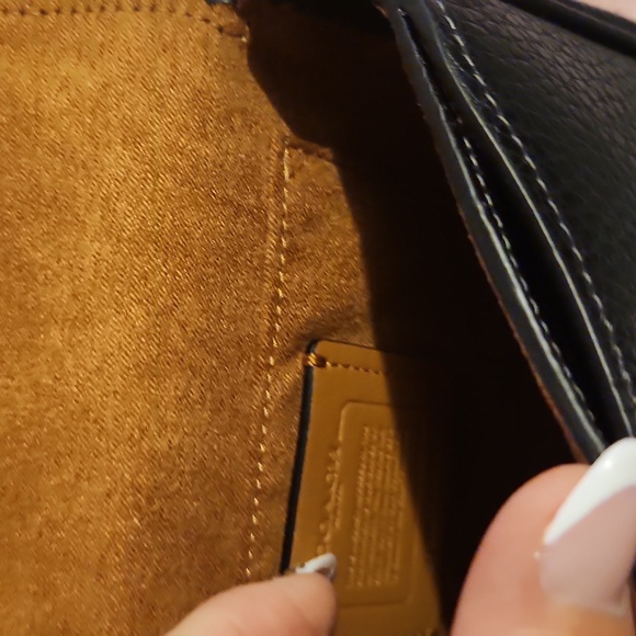 Coach Black Pebbled Leather Crossbody Bag - Picture 2 of 3